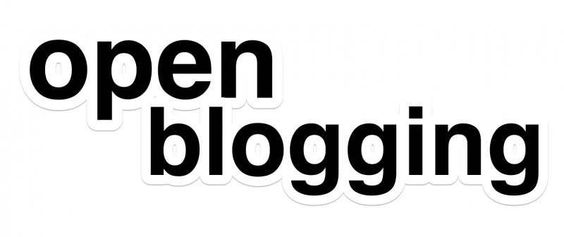 Logo "open blogging"